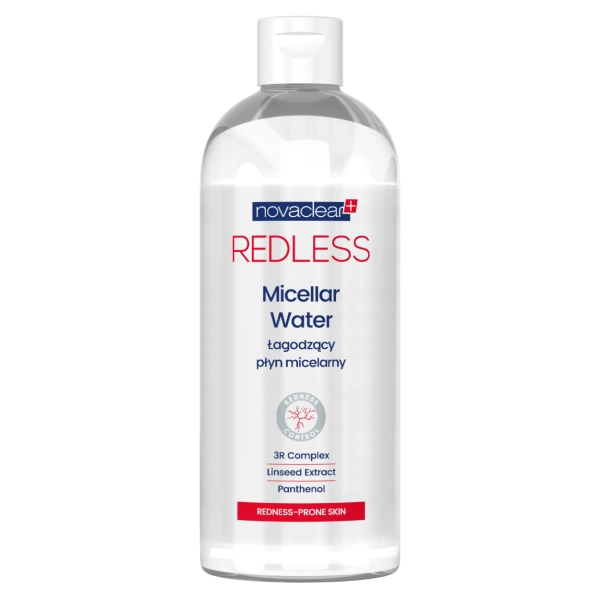 Łagodzący płyn micelarny Novaclear Redless